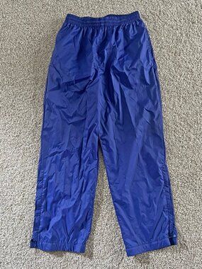 Vintage Columbia Packable Windbreaker Nylon Pull On Pants Indigo Size M